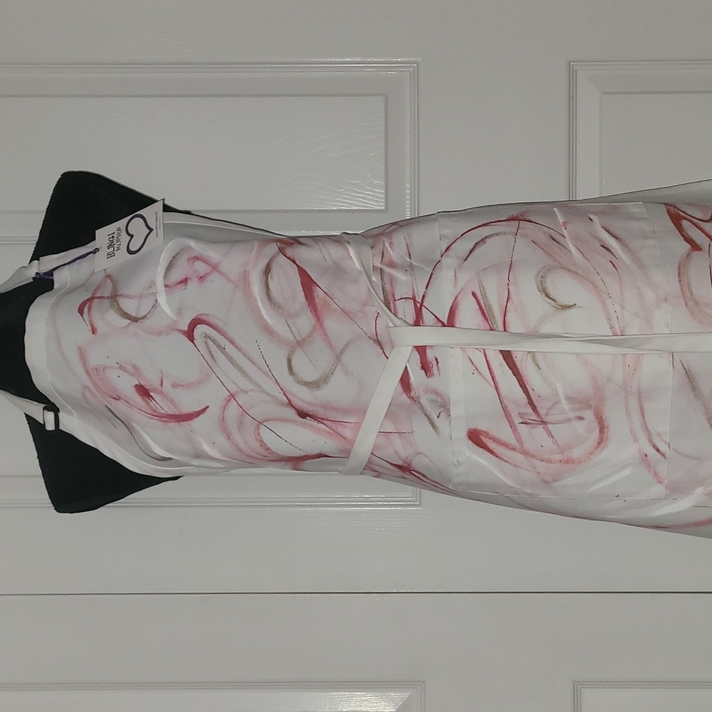 Custom Painted Wearable Art Apron #1501 - Picture 4 of 6